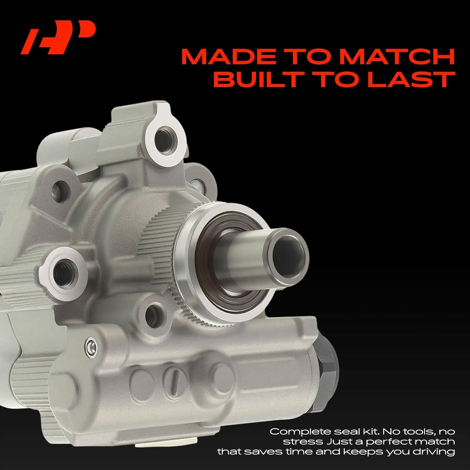 A-Premium Power Steering Pump Compatible with Chevrolet Equinox 2010-2017 & GMC Terrain 2010-2017, 3.0L 3.6L