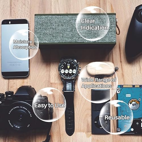 Miniatura 2 de Sukh Pure White Silica Desiccant Beads 430G - Indicating Silica Gel Beads Drying Silica Beads Reusable Silica Gel Desiccant Dehumidifier for