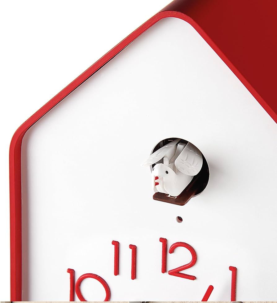 Amazon.com: Guzzini Wall Clock, red : Home & Kitchen