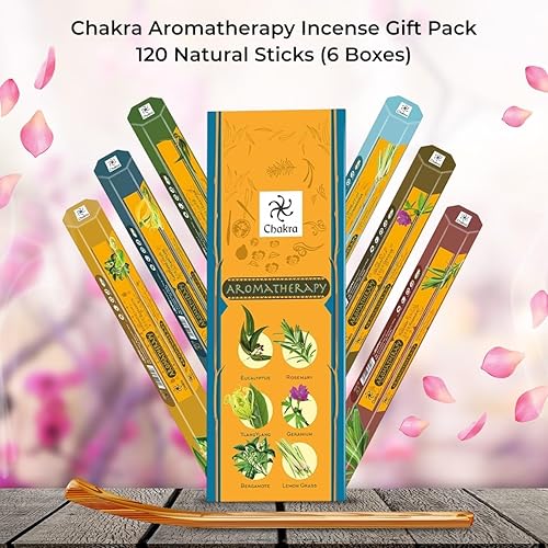 Miniatura 10 de Chakra Varillas de fragancia natural para un aroma de larga duración, obtén un ambiente tranquilo y positivo en tu hogar y lugar de trabajo,