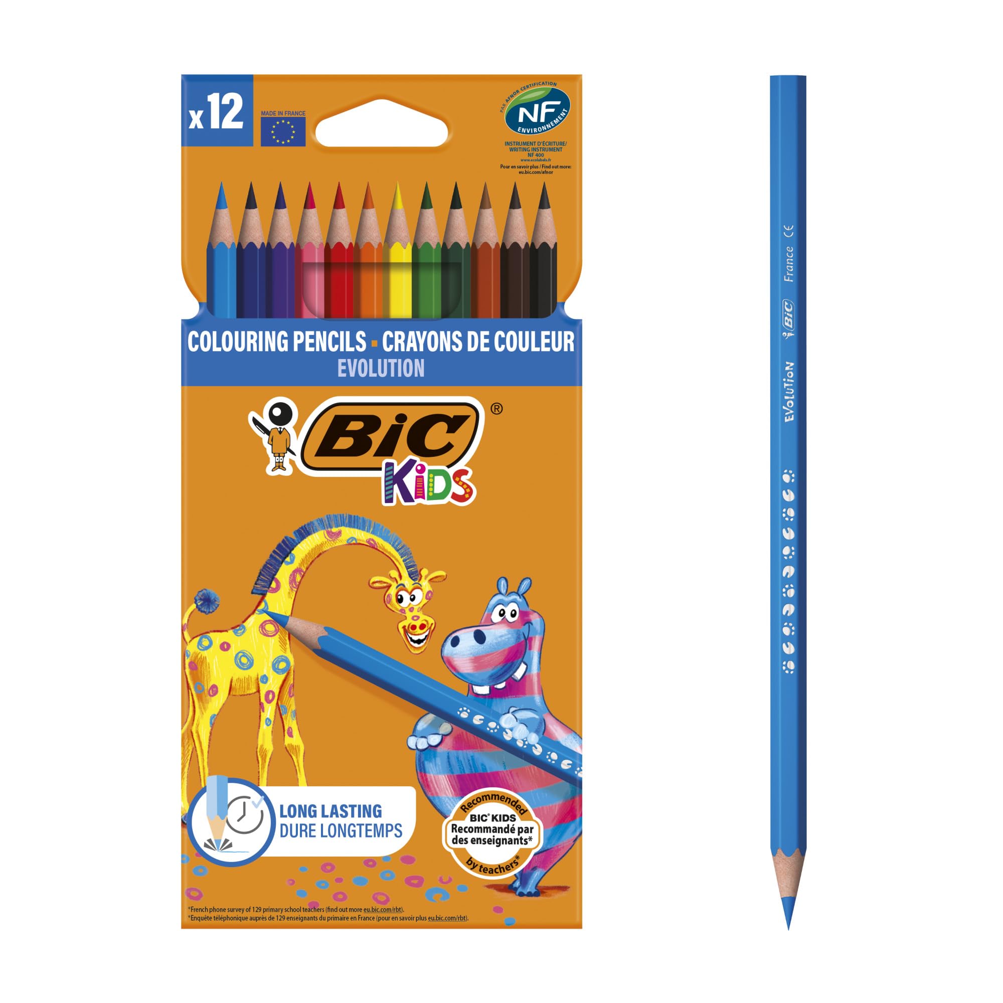 Crayons BIC Kids Evolution Ecolutions : Durabilité et Éco-responsabilité au Service de la Créativité