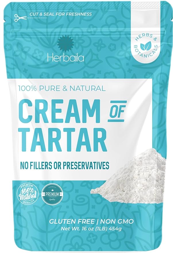 Cream of Tartar for Baking 1lb, Gluten Free, Premium All