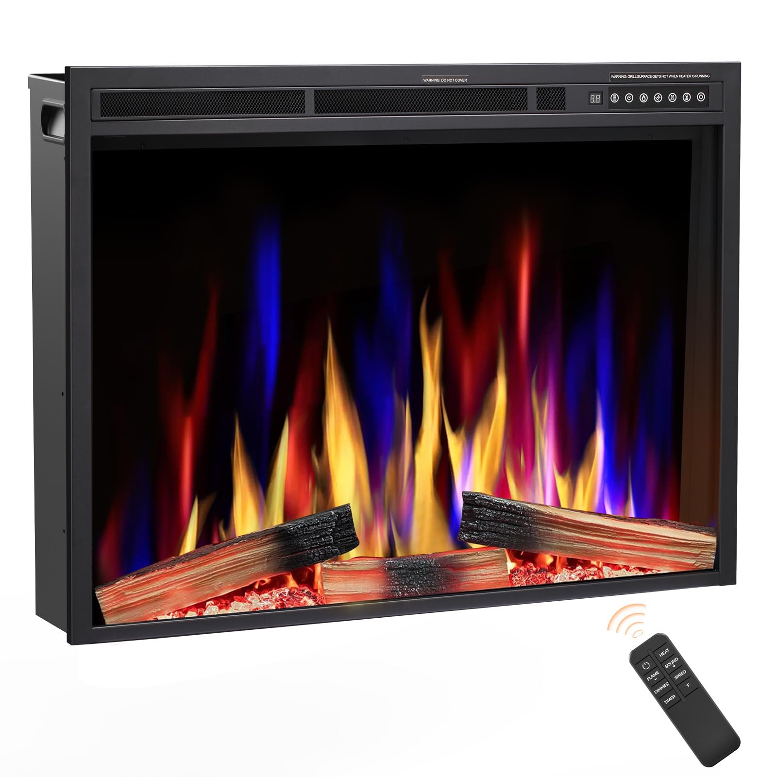 20 Inch Portable Electric Fireplace Joy Pebble 20" Electric Fireplace