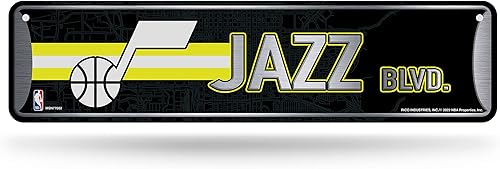 Vista 32 de Rico Industries NBA Basketball Metal Street Sign