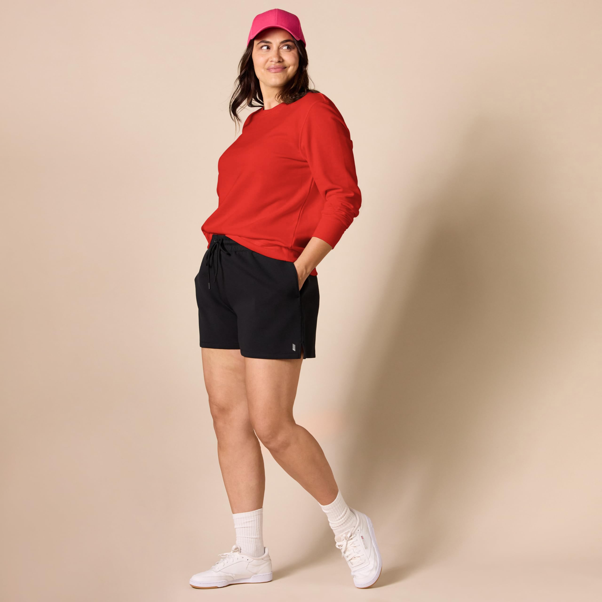 Amazon Essentials Mujer Sudadera con Cuello Redondo de Forro Polar (Disponible en Tallas Grandes) — view 22