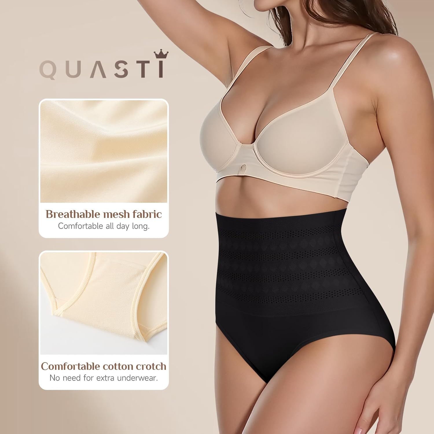 Shapewear Tummy Ccontorl Thong Underwear High Waisted Girdle Body Shaper Stretch Full Coverage for Women Panties - Image 2