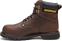 Vista 7 de CAT Botas de trabajo Second Shift con punta de acero para hombre