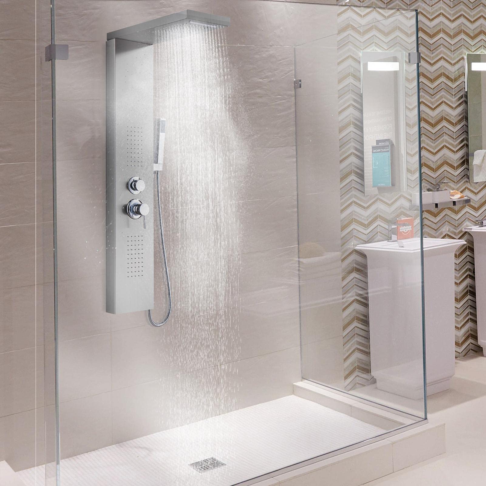 Buy Shower Panel Tower,Shower Column Tower,Stainless Steel Bathroom
