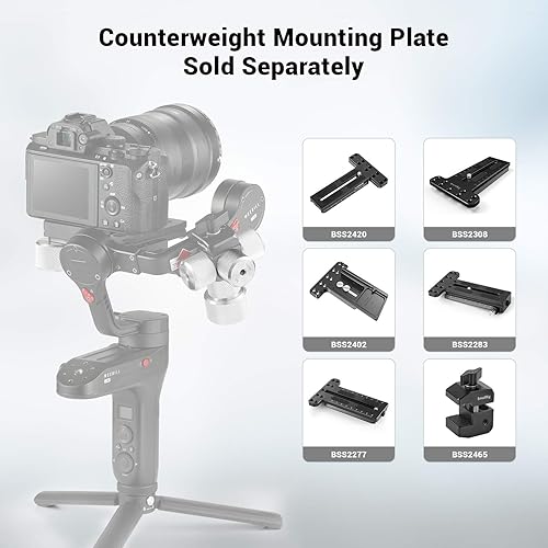 Miniatura 5 de SMALLRIG Contrapeso extraíble 1.76 oz para DJI Ronin SRonin RS 2  Ronin-SCRonin RSC 2 y para estabilizadores de cardán Zhiyun - AAW2459