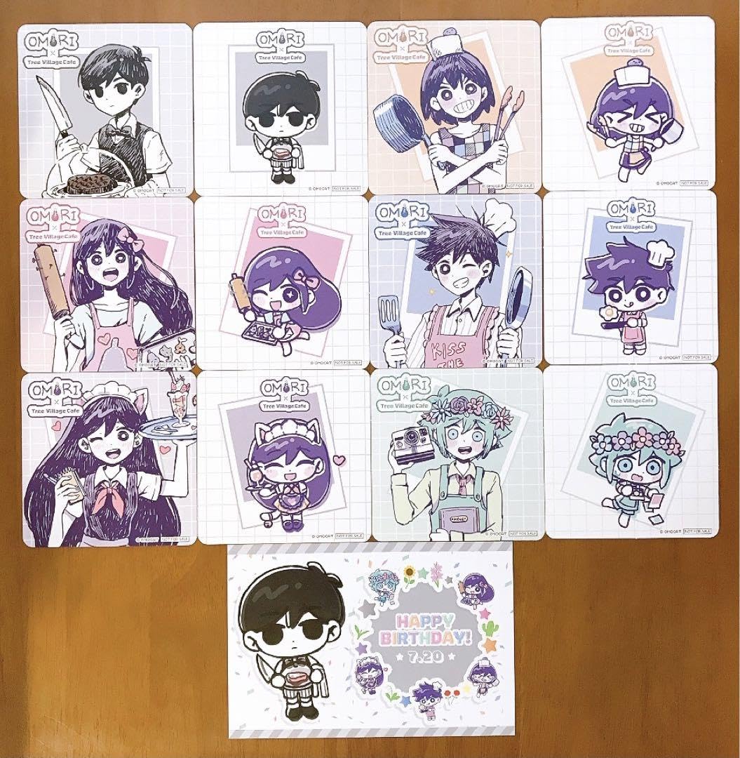 OMORI オモリ カフェ コースター 全種セット ポストカードのおまけ付き Amazon.co.jp: OMORI オモリ カフェ コースター 全種セット