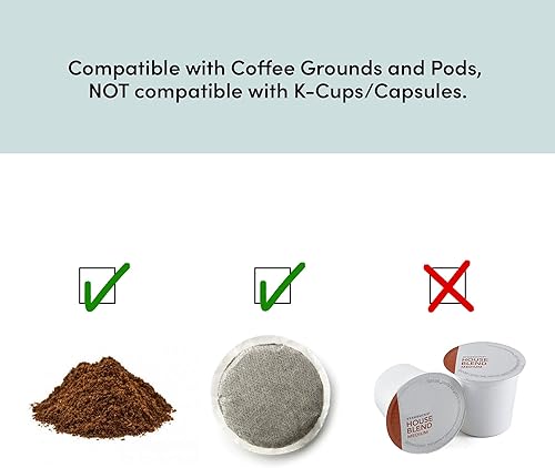 Miniatura 4 de Elite Gourmet EHC-112B Cafetera compacta personal de una sola porción incluye 14 onzas. Taza térmica de viaje con interior de acero inoxidable,