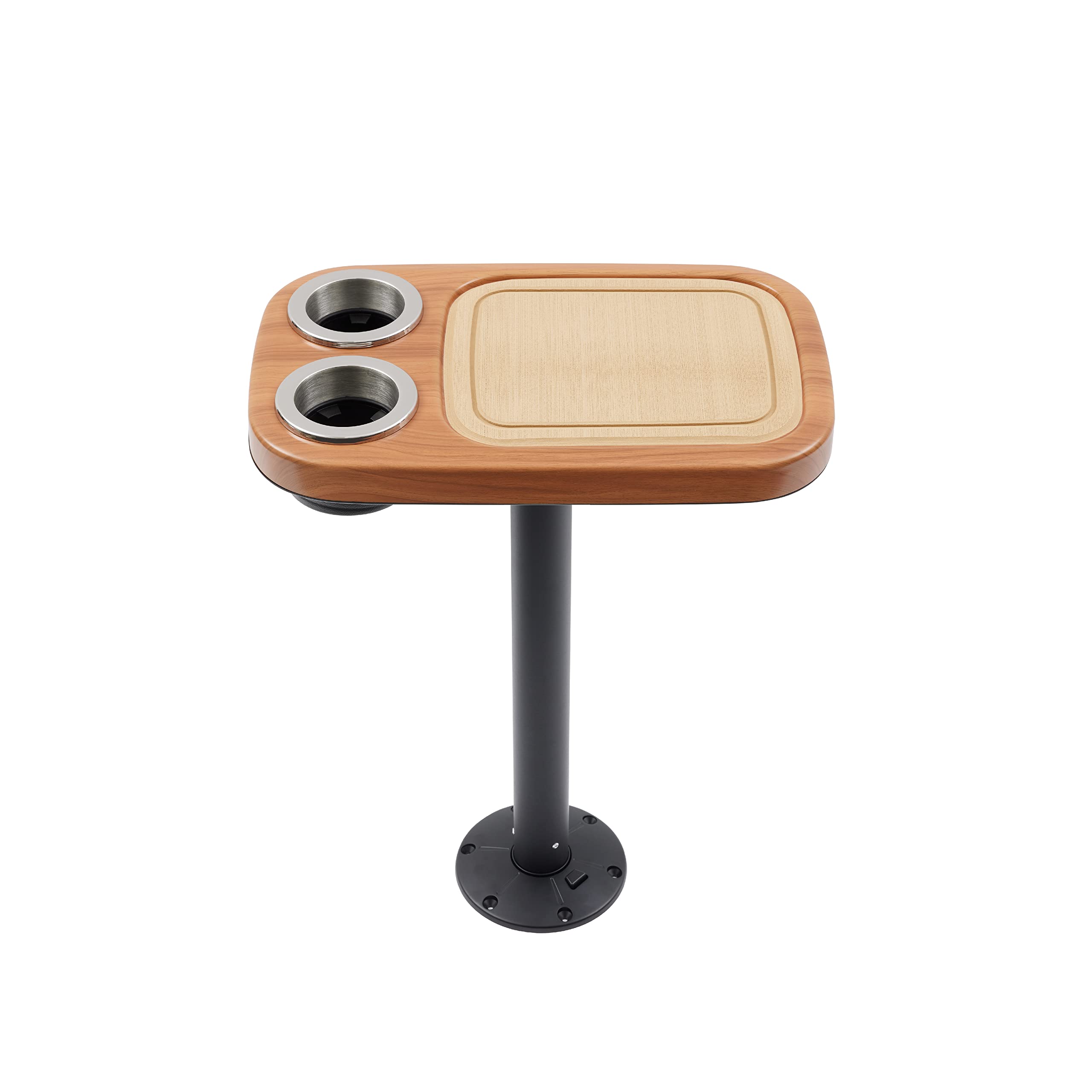 Manufacturers' Select ITC Marine Cocktail Boat Table Leg Set. Pontoon Accessories, Marine Pedestal Table with Center Foam Mat