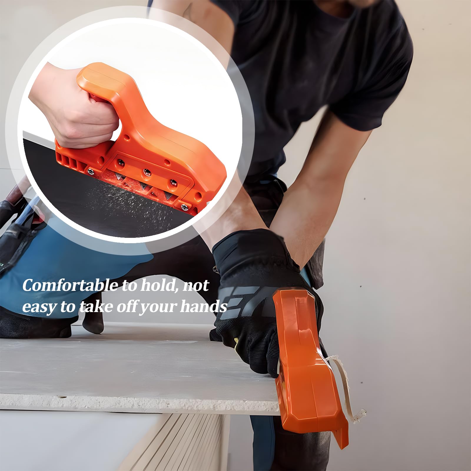 Cepillo manual para placas de yeso, cortador rápido, para placas de yeso con 45° y 60°, herramienta de corte, cortadora de placas de yeso, para cortar placas de yeso, tablón