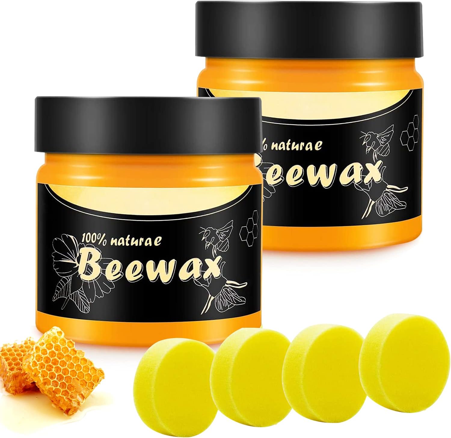 Beeswax Polish for Wood, Furniture Care Beeswax, Natural Wood Care
