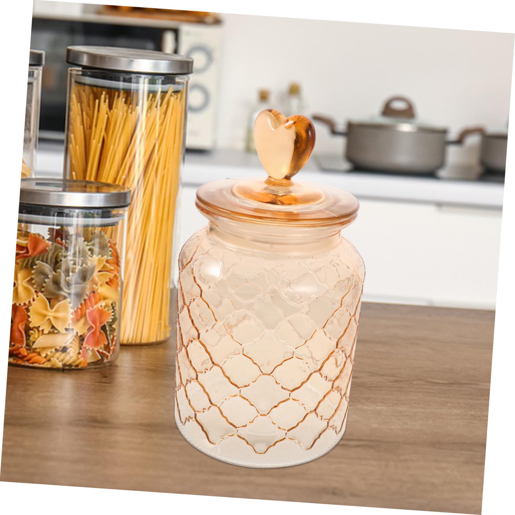 Sosoport Barattolo di Vetro per Caffè 950ml con Chiusura Ermetica