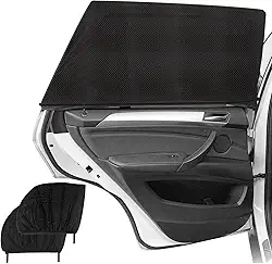 Kit 2 Capa Protetora Solar Para Janela De Carro Safety, Protetor Solar Para Carro Com Ventosa Infantil, Estiramento Para Bebê/Camping Bloco De Calor Proteção UV, Para Carro, Truck, SUV, Van(70x58cm)