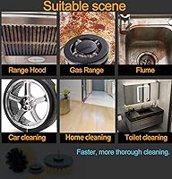 Vista 3 de Deesse - Juego de cepillos de limpieza de cocina, cepillo de limpieza de cocina, cepillo de limpieza para fregador, multiusos, kit de cepillos