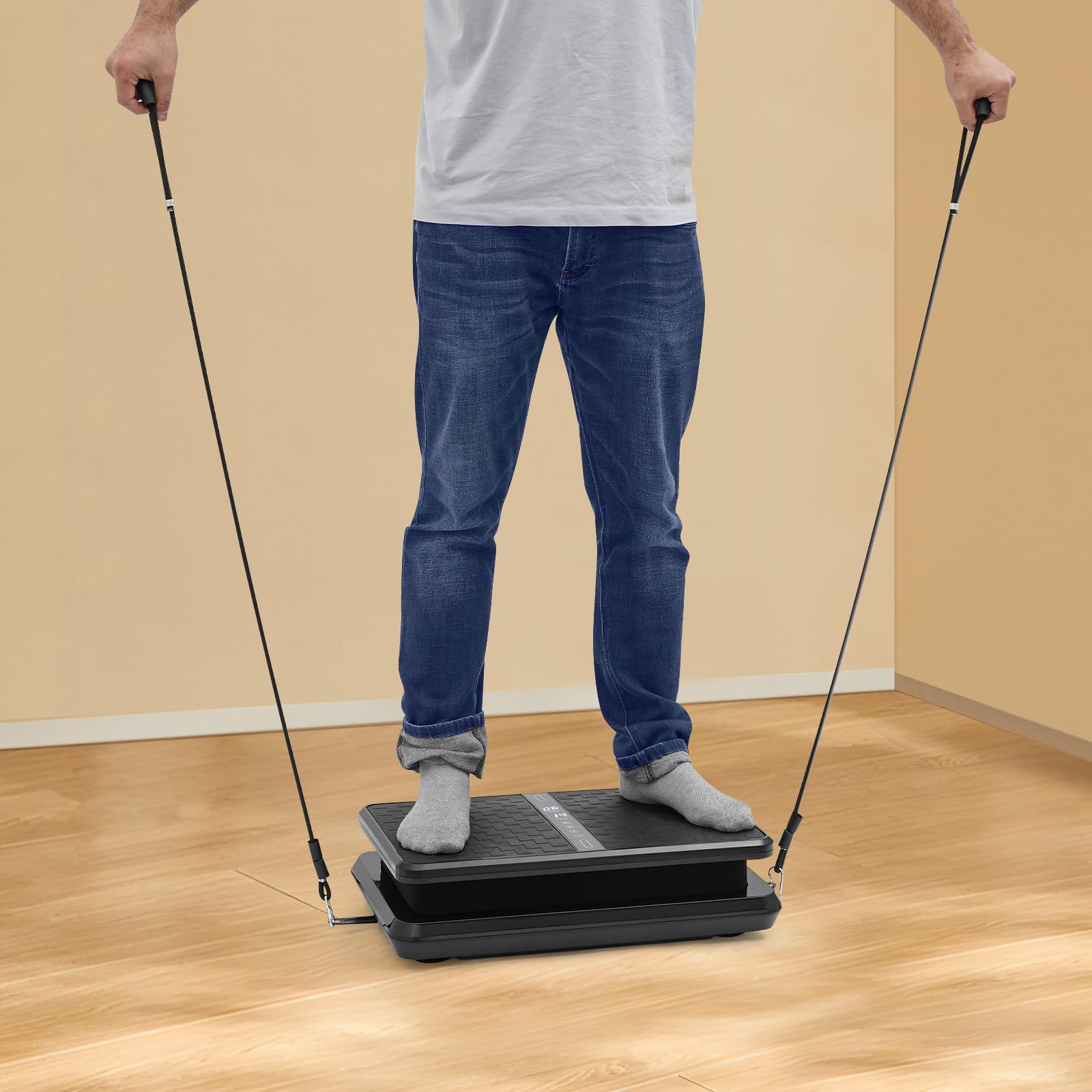 Schwingplatte FüR Frauen & MäNner GanzköRper Gewichtsverlust Vibrationsplatte ÜBungsmaschine Gewichtsverlus Maschine Body Shaper Trainer Fitnessstudio Gewichtsverlust Vibrationsplattform