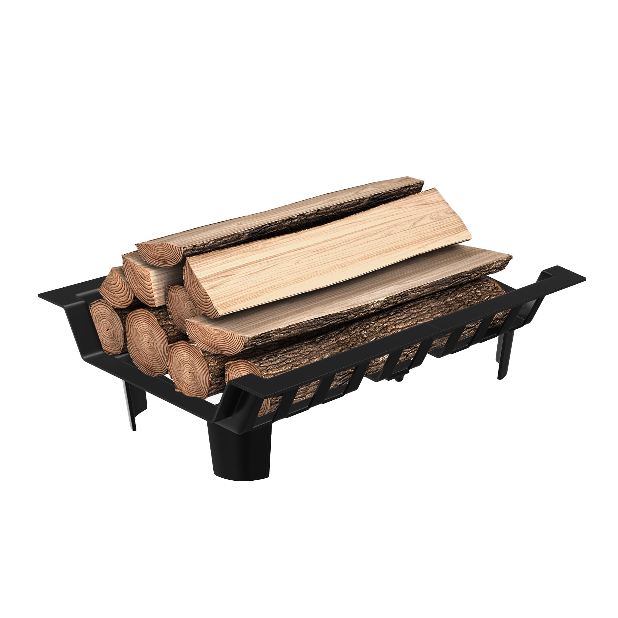 FIVMEN Kaminrost Ofenrost Kamineinsatz 31x46x13 cm bis 50KG für Innen und Außenbereich