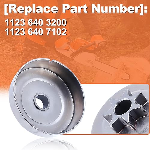 Miniatura 4 de Kit de arandela de tambor de embrague .325" para motosierra Stihl 025 023 021 MS250 MS230 MS210 EE. UU., tambor de embrague, embrague, cojinete de