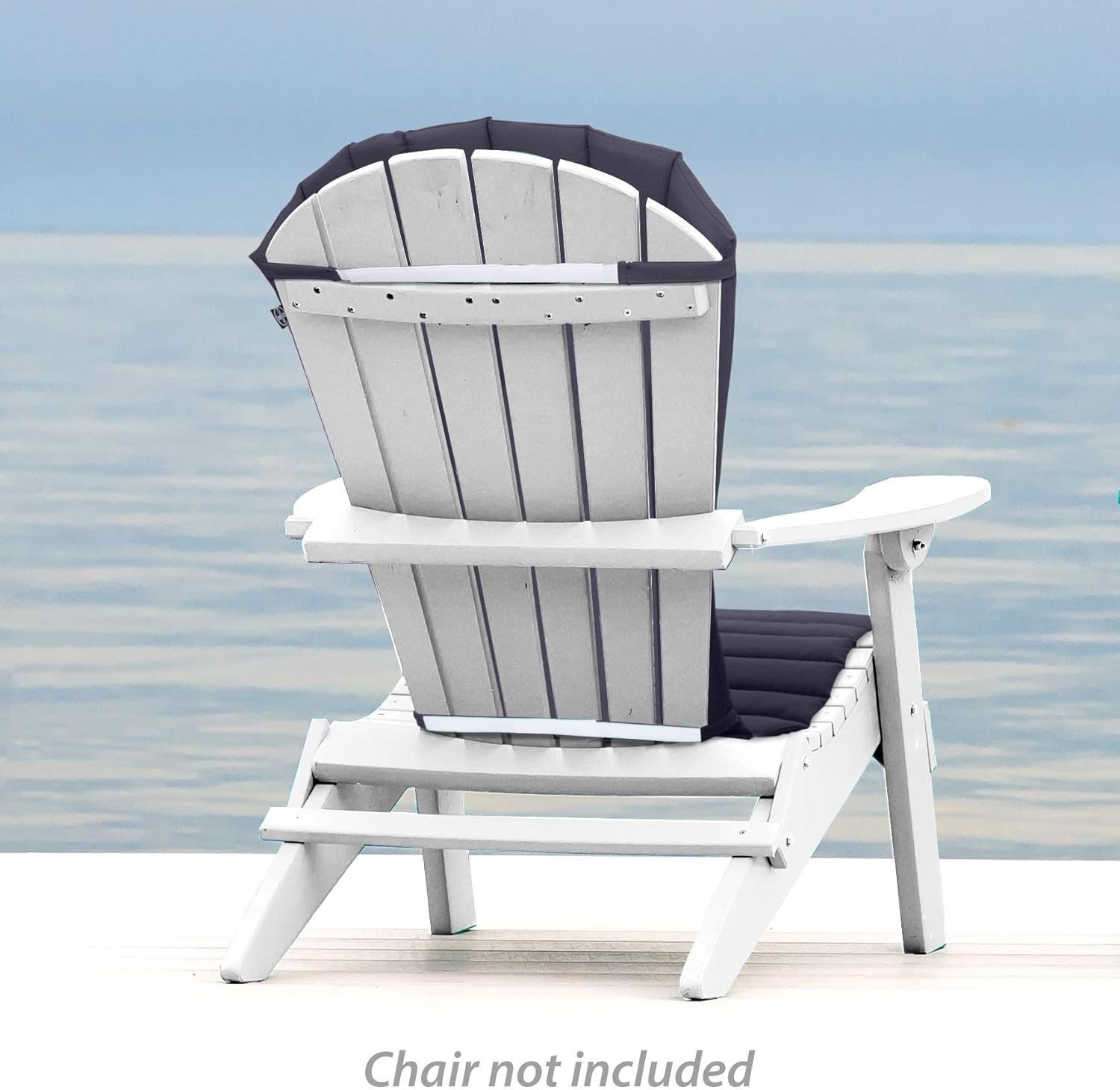 Outdoor All-Weather Patio Chair seat Cushion , Quick Drying Olefin Fabric - Adirondack Chair Cushion for Your Chair-Chair not Included (Night Sky Navy)