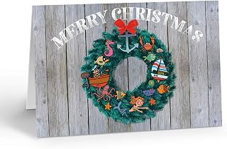 Nautical Wreath Boxed Christmas Cards