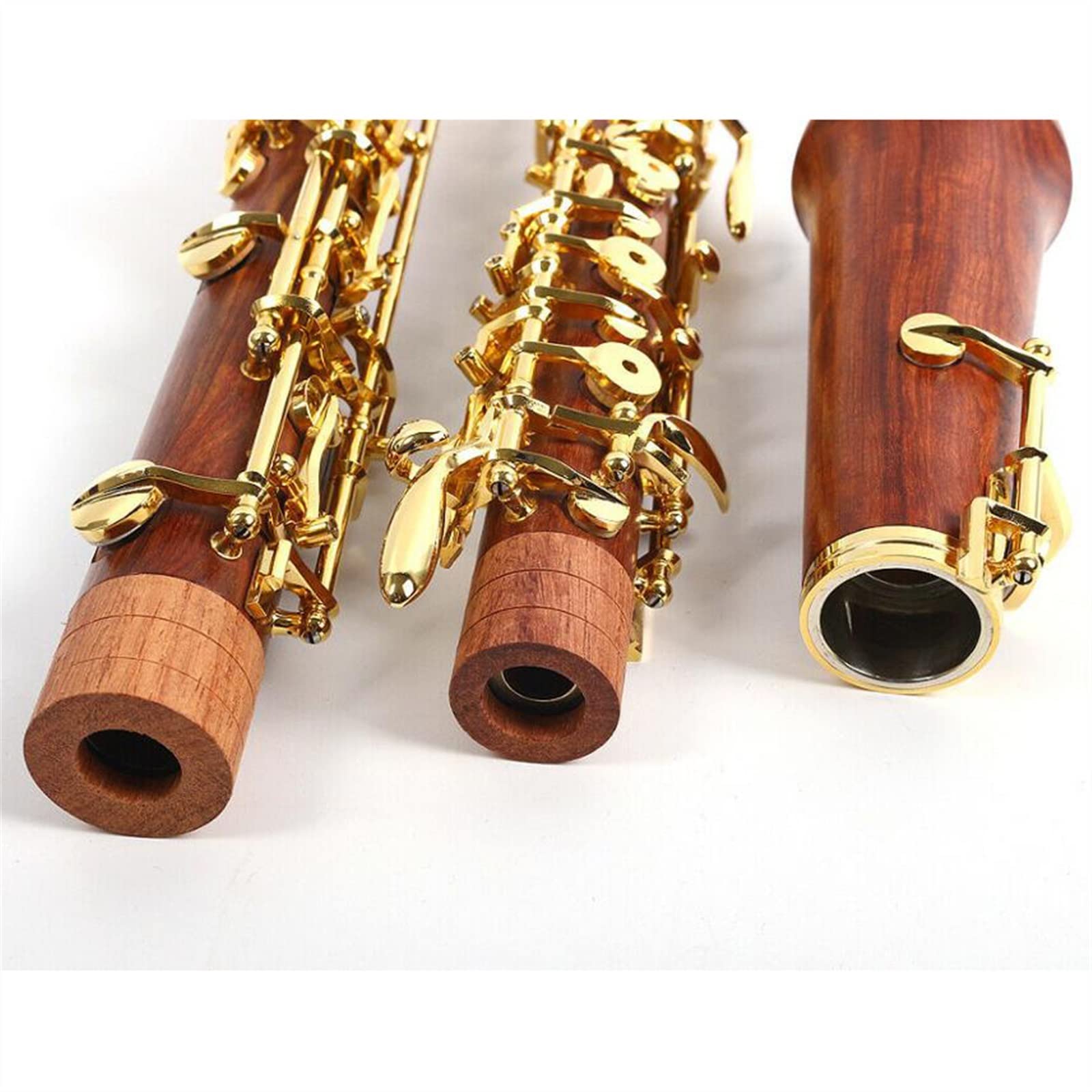 Nuovo Oboe Tono C Corpo in Palissandro Chiavi Dorate Professione Suono Strumento A Fiato Oboe per Principianti