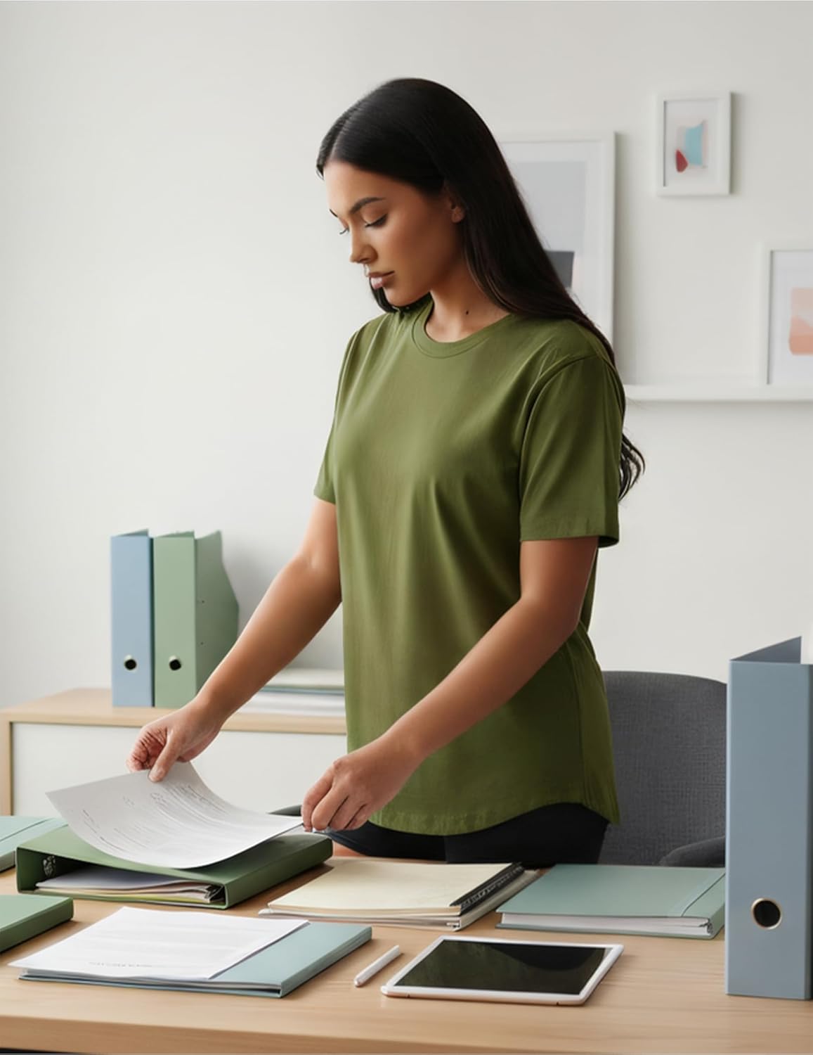 MAPICK Womens Workout Tops Short Sleeve T-Shirt Crew Neck Gym Tee Athletic Yoga Shirt Summer Loose Fit Basic Tee - Image 3