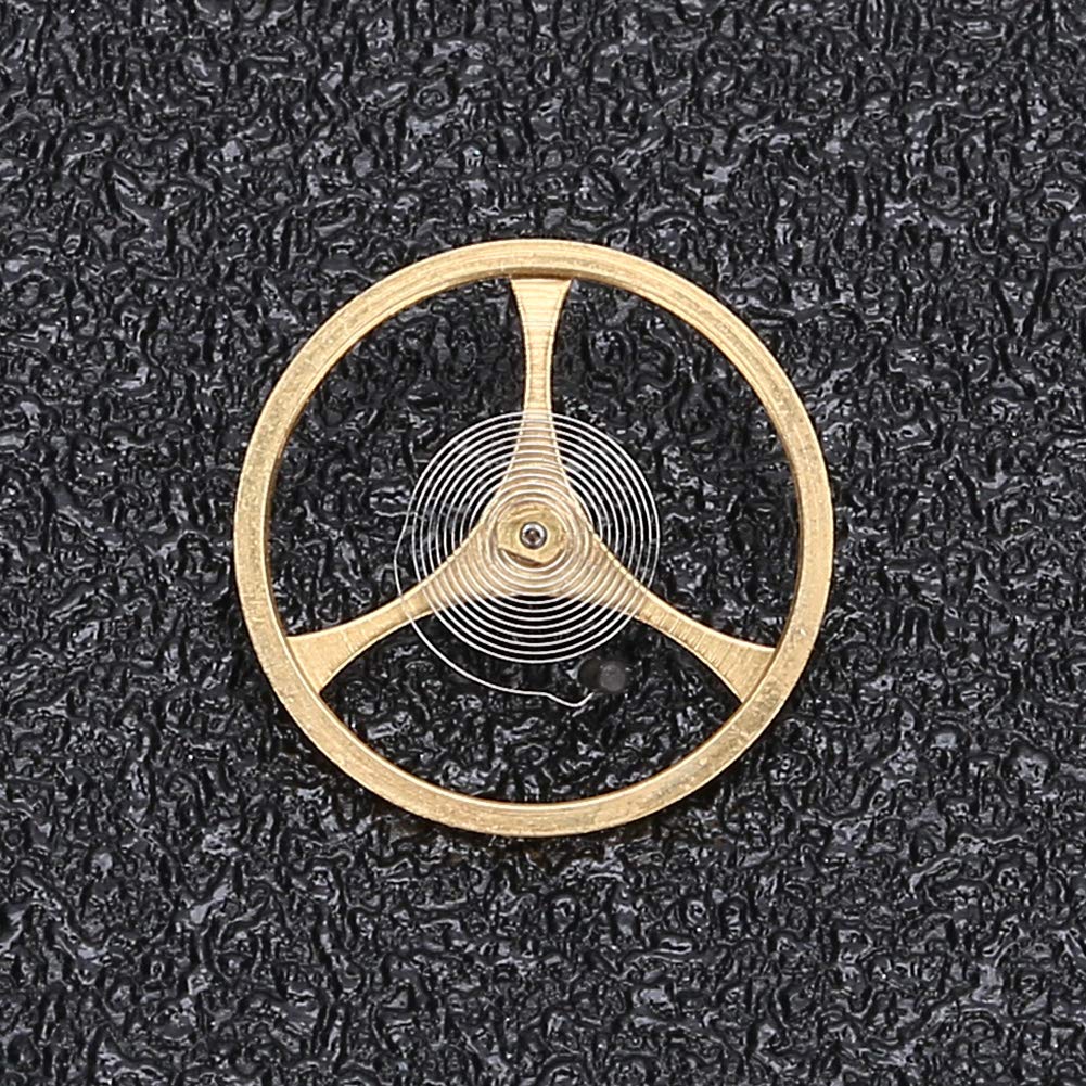 Lot de 2 plaques de base de ressort d'équilibrage de montre, pièce de