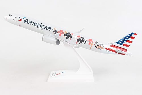 Miniatura 10 de Daron Skymarks American A321 New Livery Aircraft escala 1150