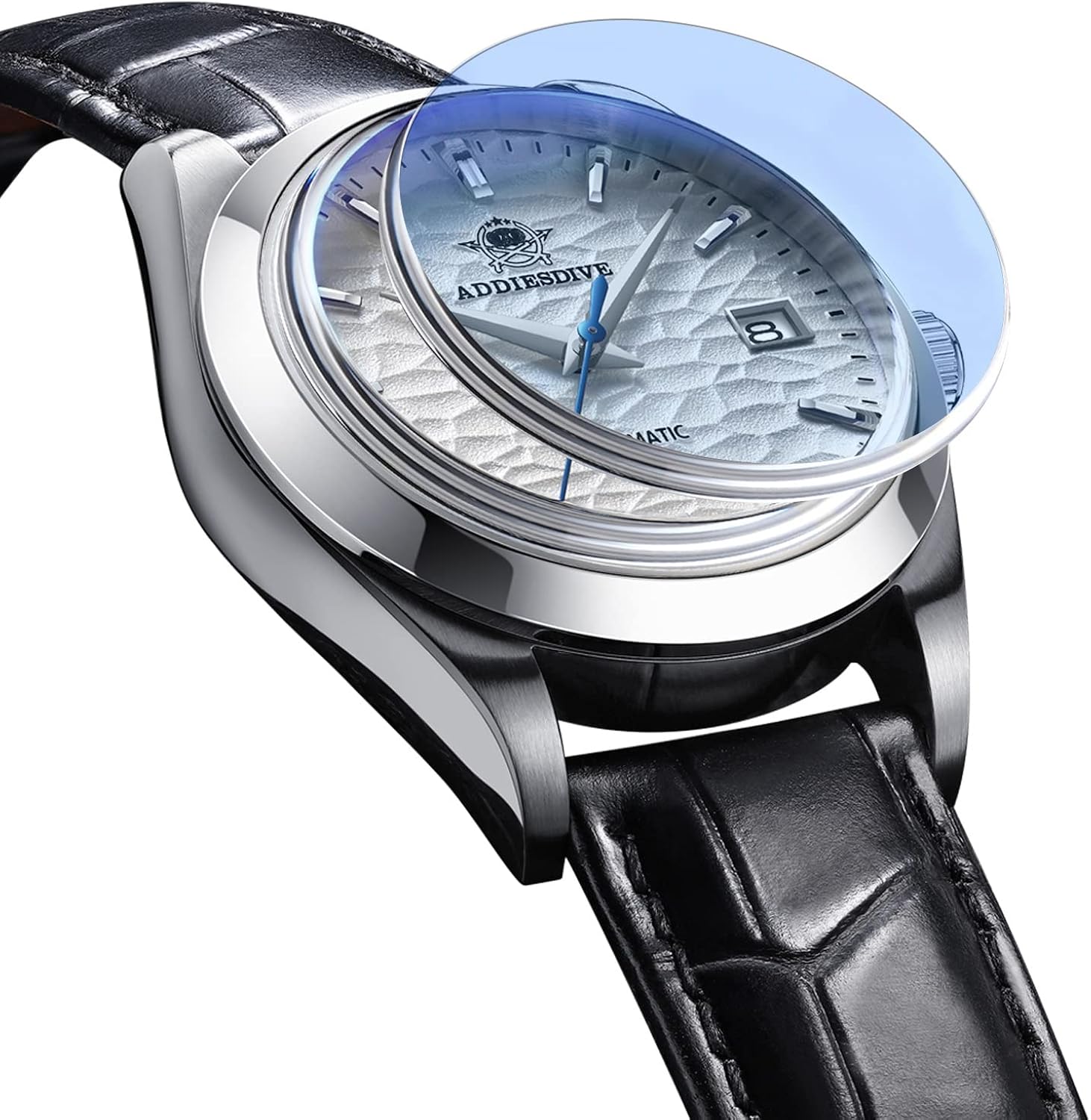 ADDIESDIVE Orologio da Pilota Automatico Classico da Uomo 200 Metri Impermeabile 39mm Orologio in Acciaio Inossidabile Movimento NH35A AD2118 (Quadrante Bianco) ADDIESDIVE Orologio da Pilota Automatico Classico da Uomo 200 Metri Impermeabile 39mm Orologio in Acciaio Inossidabile Movimento NH35A AD2118 (Quadrante Bianco)