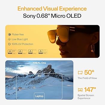 XREAL One AR Online Gaming Device Connect to Any Device with USB-C