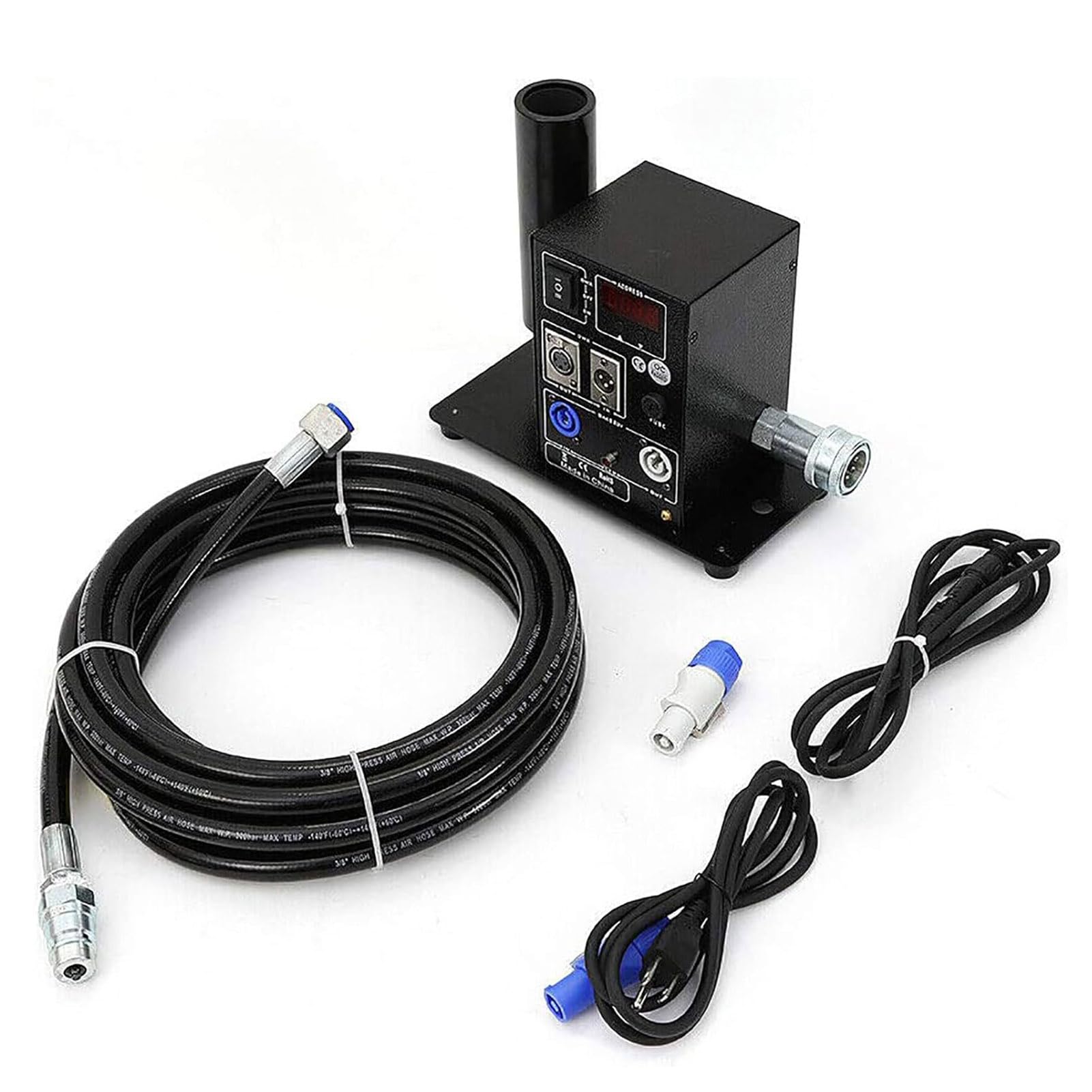 Machine À Jet De CO2, Machine De Sablage Cryogénique De CO2 À Tube Unique De 200 W, Machine De Brouillard De Fumée À Colonne De CO2 Avec Effets De Scénario DMX512 Avec Tuyau De 6 Mètres Pour Scène