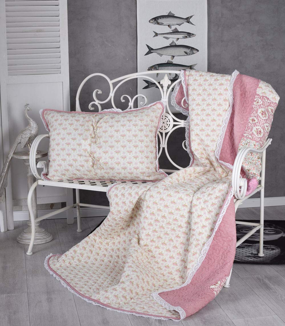 Chemin De Lit Avec Coussin Assorti Chemin De Lit Et Housse De Coussin Assortie - Serviette De Dessus De Lits Et Couvre-lits