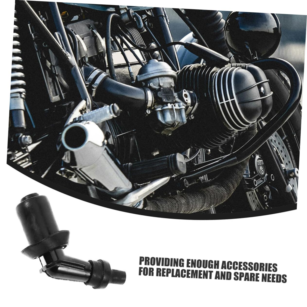 Luxshiny Cappuccio Candela Alta Tensione Per Scooter 5 Pezzi, Copertura Spina Resistente Al Calore, Accessori Di Ricambio Per Motociclette e Tosaerba, Installazione Semplice Per Motori Sottoscocca
