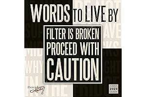 2024 Funny Wall Calendar for Adults: Hilarious Quotes and Witty Words