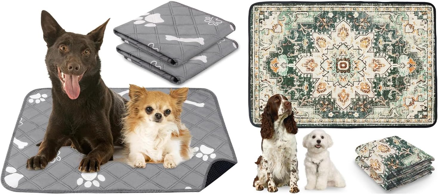 PatiencET Bundle of 18'' x 24" Pee Pads and 72'' x 72" Pee Pads for Housebreaking and Incontinence