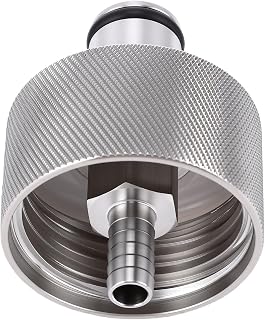 POENVFPO Edelstahl Kohlensäureverschluss für 38mm Flaschen