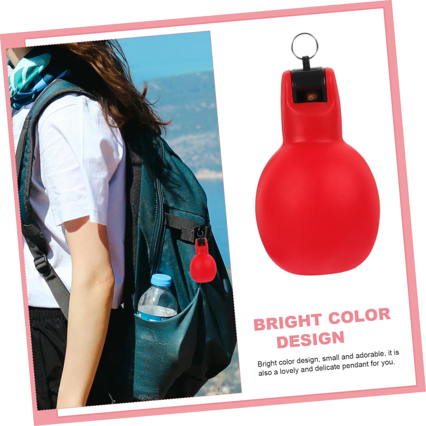 6pièces Sifflets De Survie Sifflet De Secours Portable pour Activités Extérieures Urgence avec Fort Et Outil Pratique pour Camping Et Randonnée