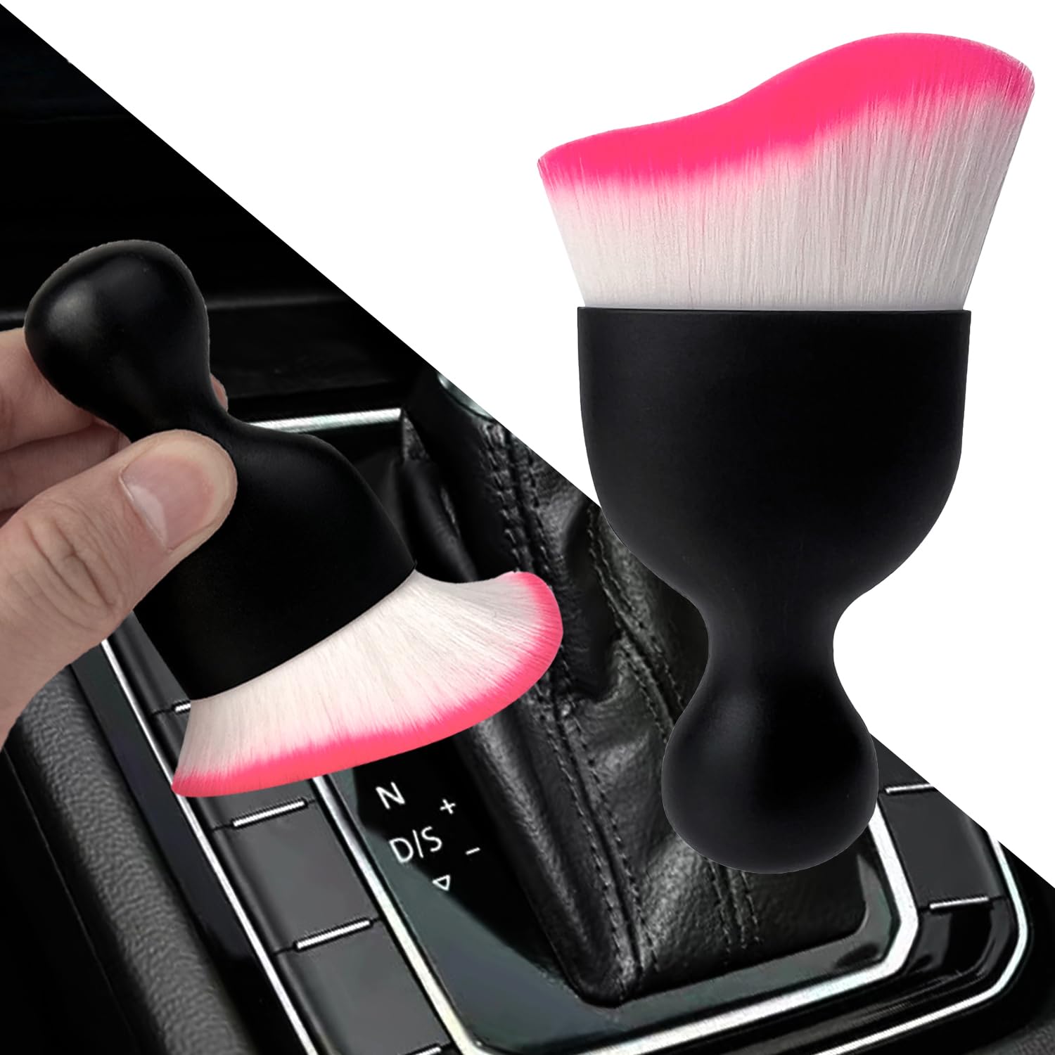 XY North Car Interior Dust Brush, Auto Detailing Brush, Soft Bristles Car Cleaning Brushes, Tool for Air Conditioner Vents, Leather, Computer, Scratch
