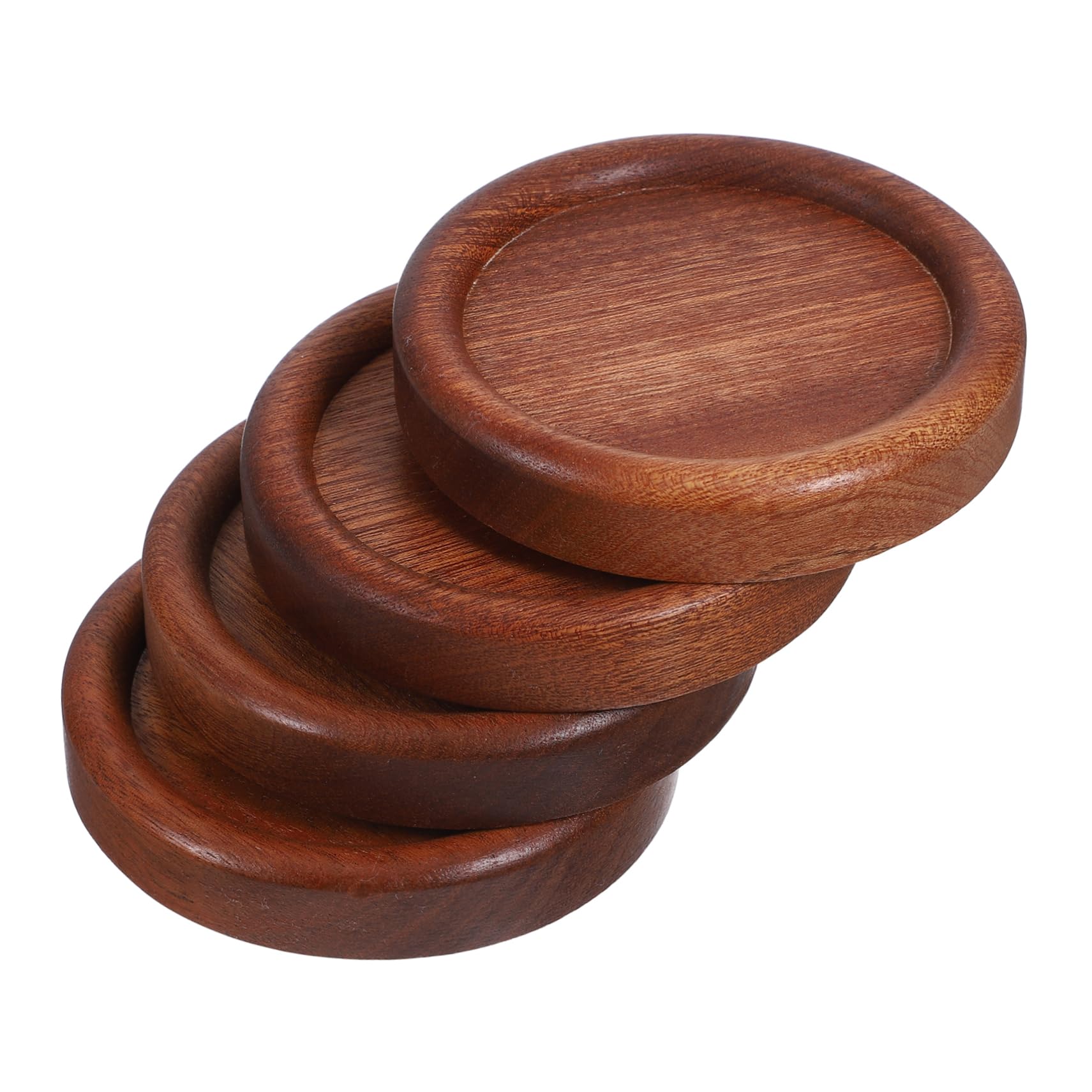 20 Pcs Dessous De Verre Rétro en Bois Massif sous-Verres en Bois pour La Maison Dessous De Verre Tapis De Tasse en De Tasse Anti-Brûlure De Tasse À La Maison