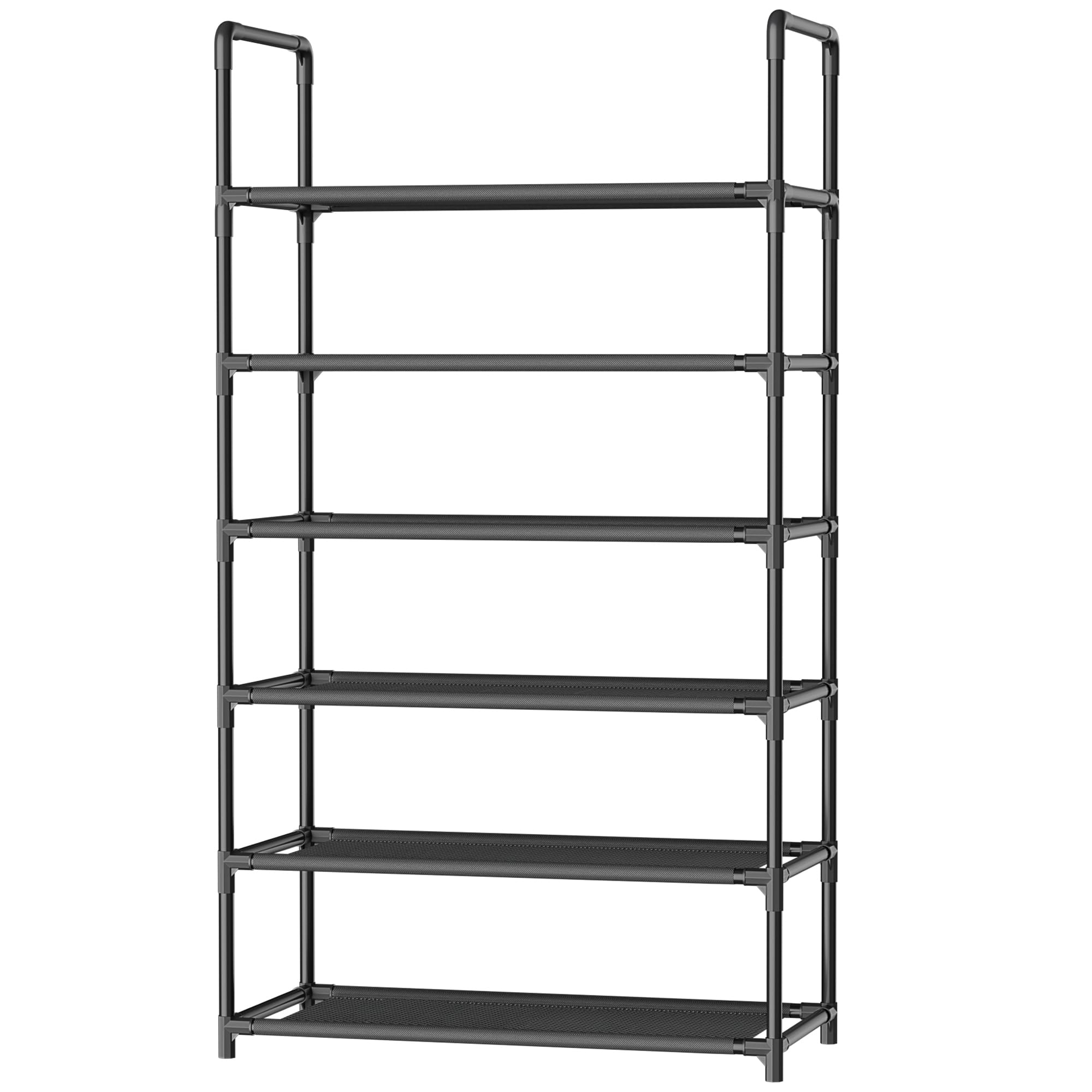 1109-192 シューズラック ディスプレイ突っ張りシューズラック H200-260cm - 家具・インテリア