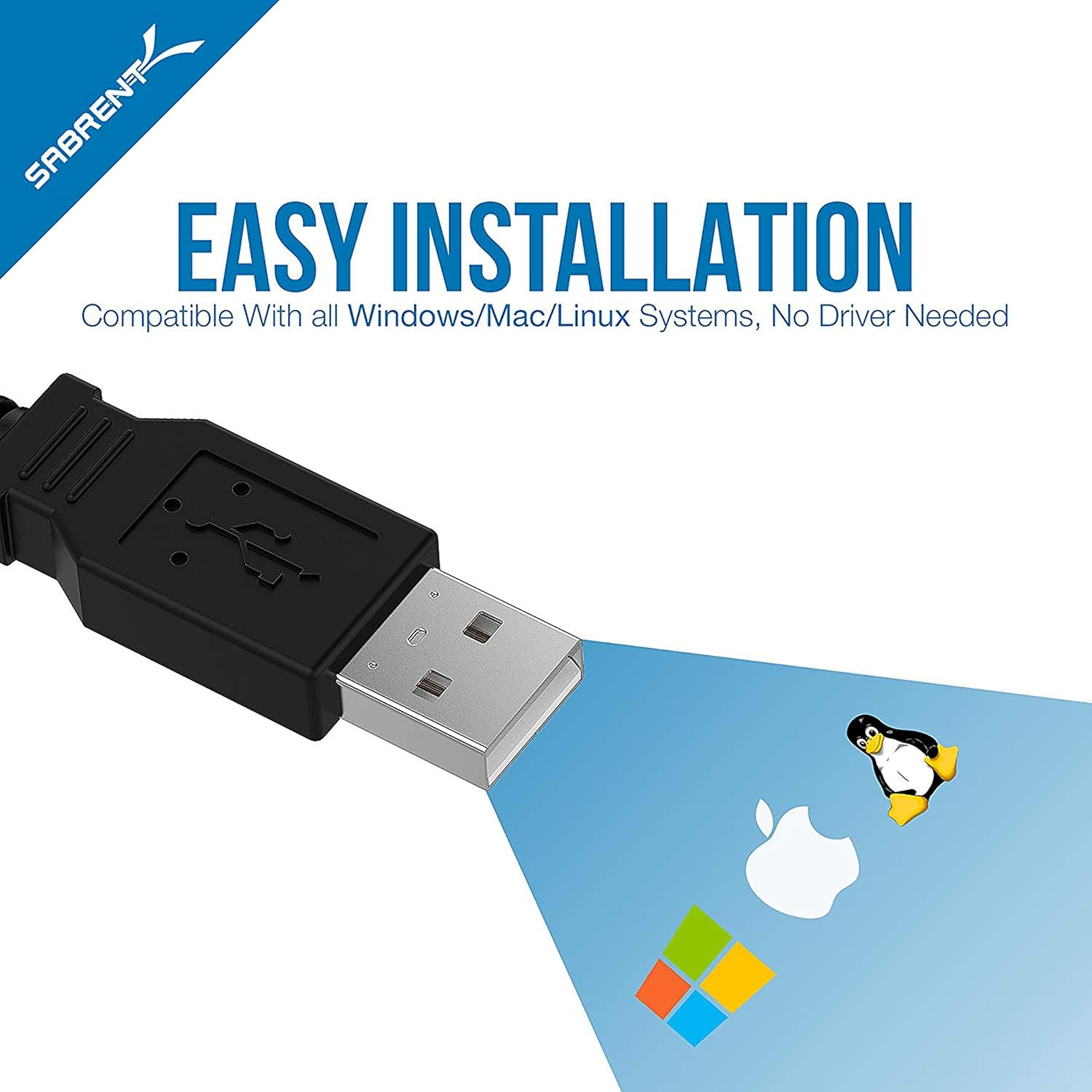 Easy Installation with Windows, Mac, and Linux compatibility