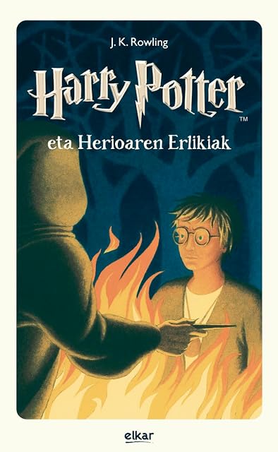 Portada de Harry Potter eta Herioaren Erlikiak