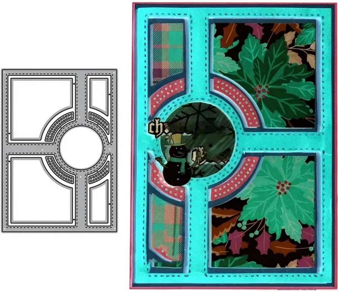 1 Pcs Wavy line Border Cutting Dies, Wavy line Border Die Cuts for Card Making