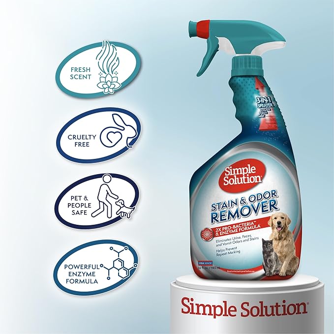 The Bramton Company Simple Solution Stain and Odour Remover, 32 oz
