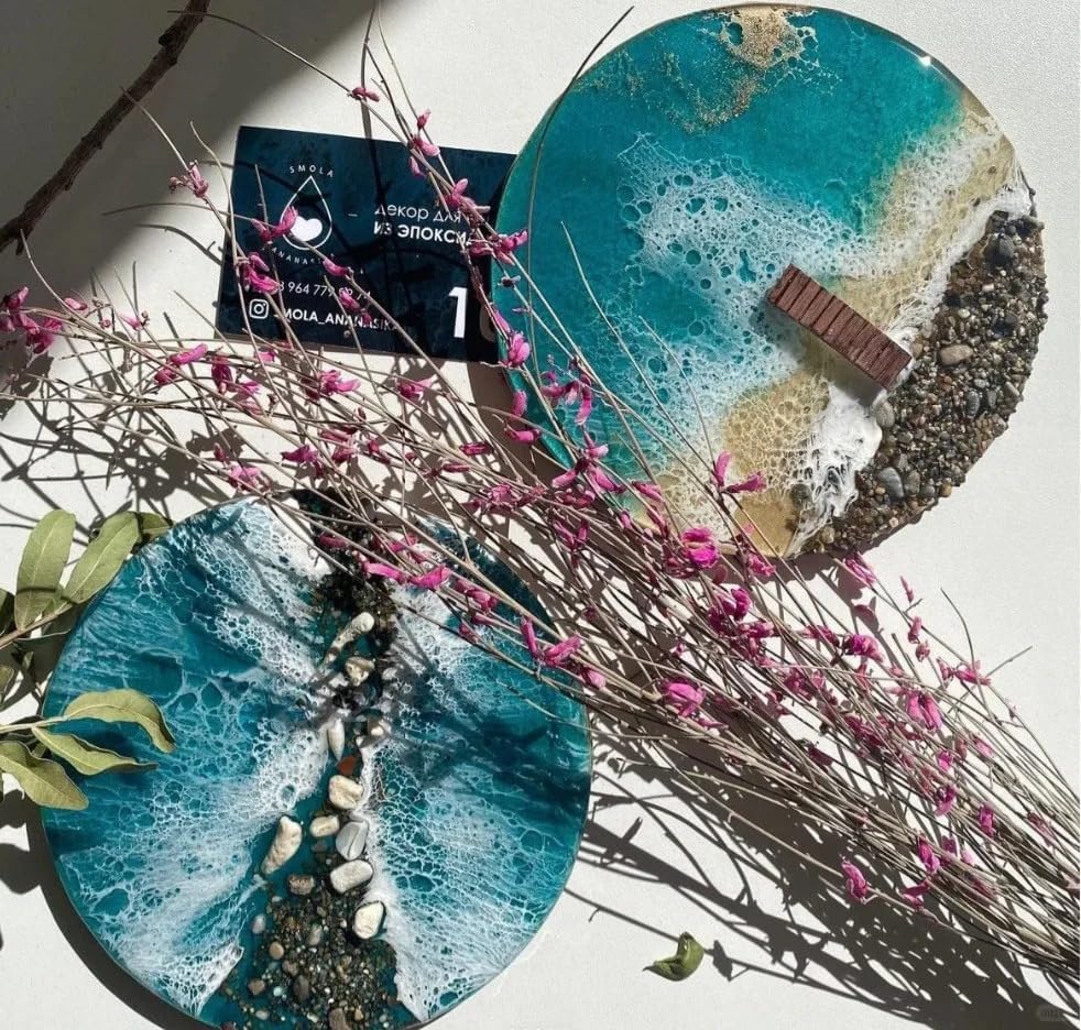 Miniatura 4 de Moldes de silicona redondos profundos, juego de moldes de silicona circulares de 3, 5, 7, 9 pulgadas para resina, para preservación de flores,