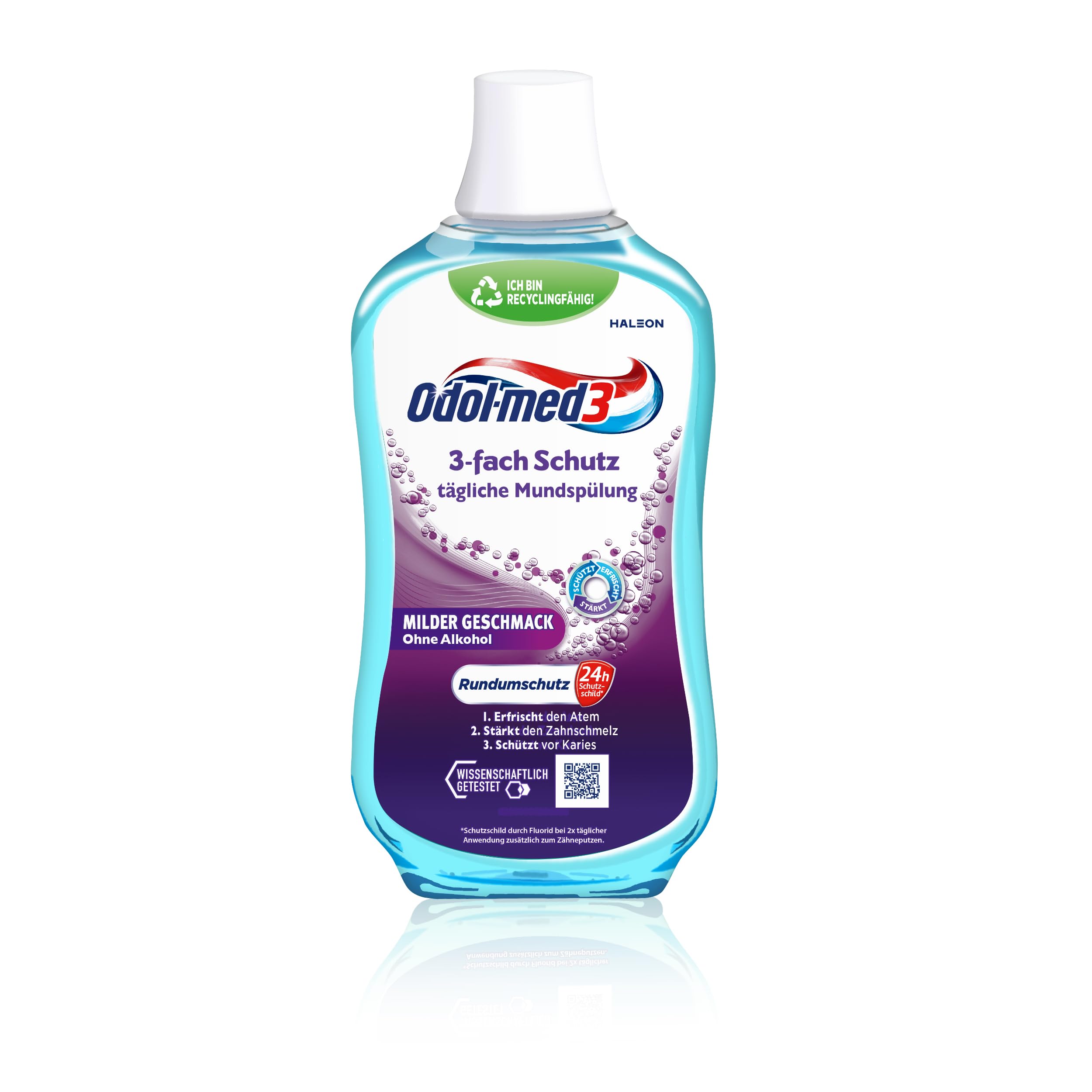 Odol-Med 3 Collutoire Plus - Lot De 3 Flacons 40ml, Neuf, Soin Bucco-dentaire