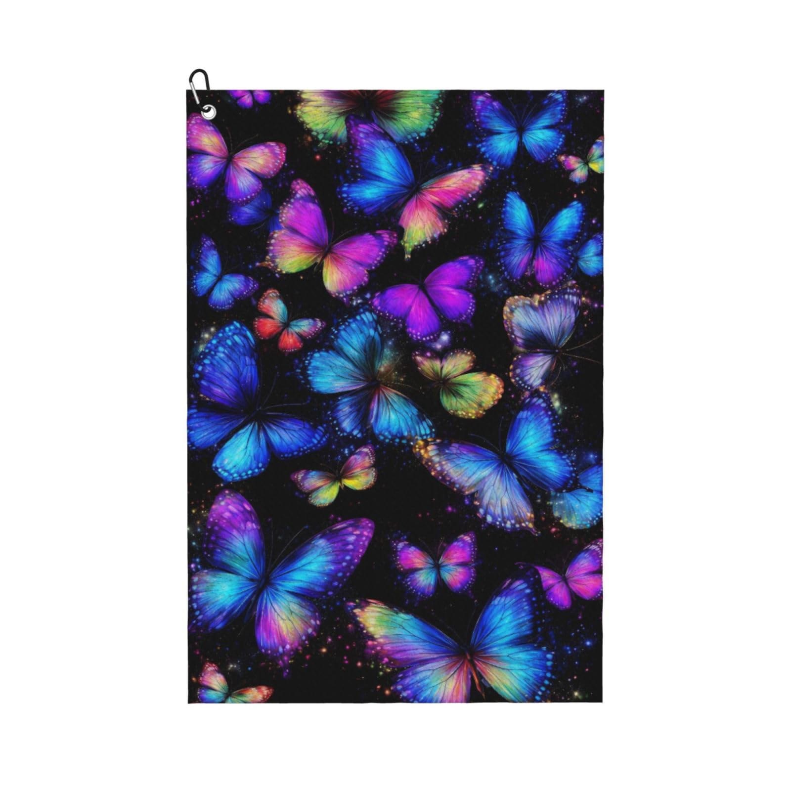 BSDFGSDD Colorful Butterflies Butterfly Art Golf Towel 24 x 16 inches