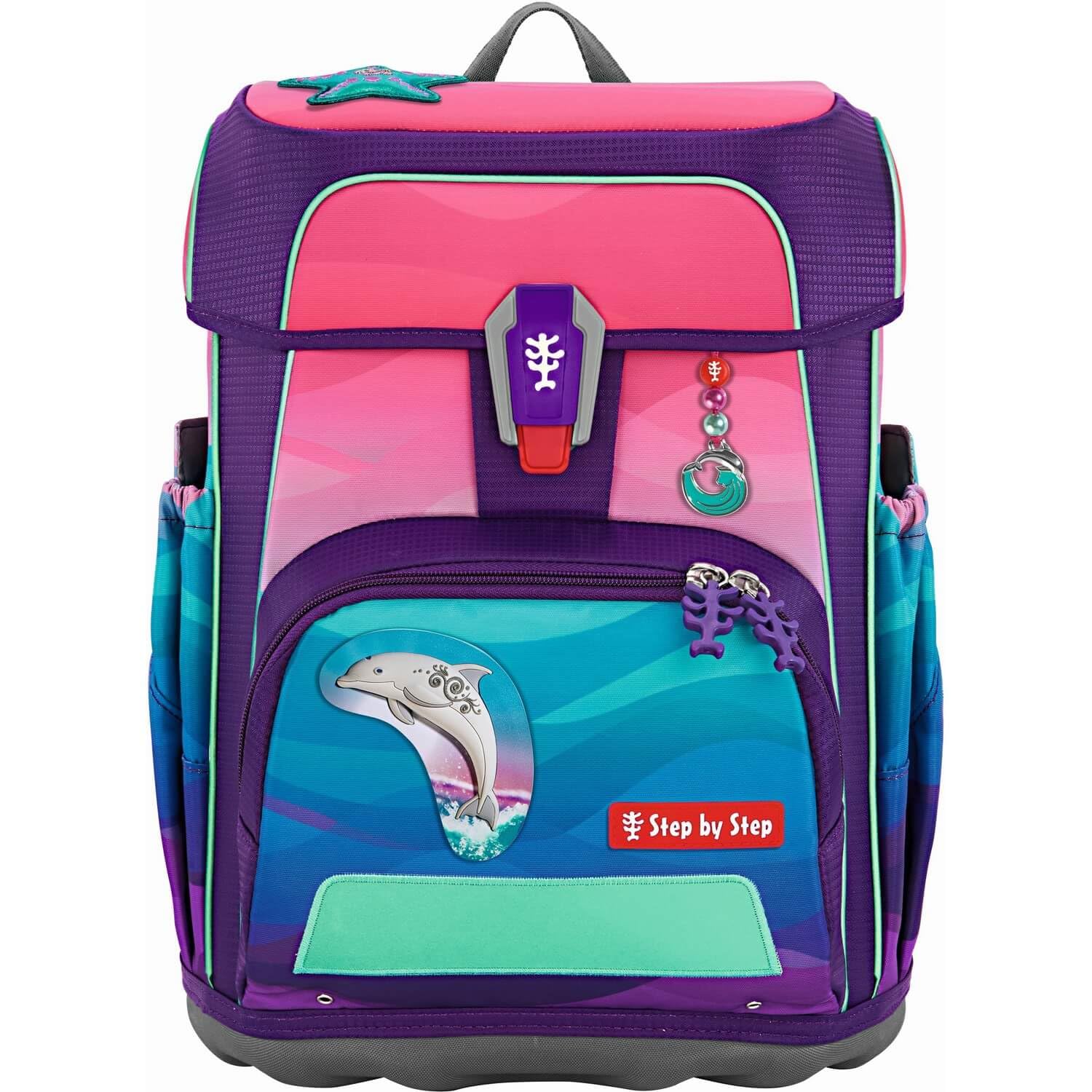Step by Step Cloud Ocean Schulranzen-Set 5-teilig Dolphin Lana